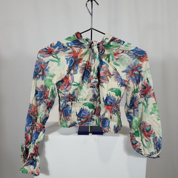 Anthropologie Floral Blouse - Multicolor - Picture 3 of 6